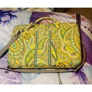 VERA BRADLEY LAPTOP ZIPPERED BAG